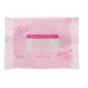 MOISTURIZING MAKE-UP REMOVAL WIPES 15'S (PINK)