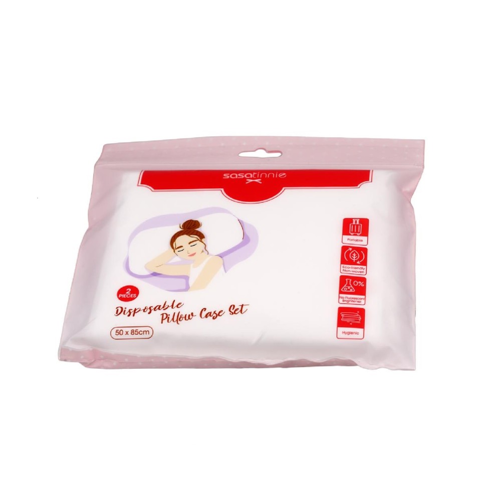 DISPOSABLE PILLOW CASE SET(2PC)